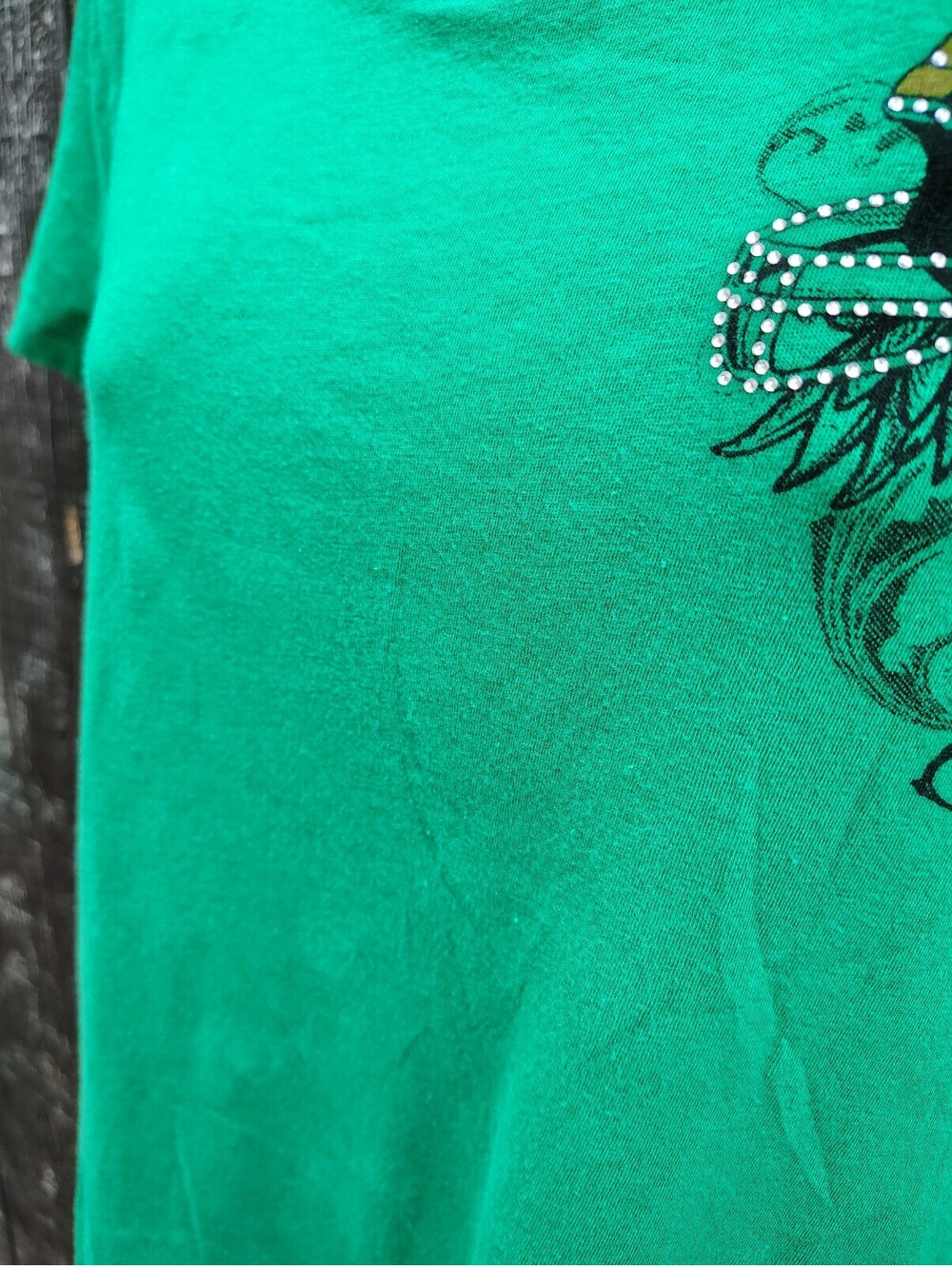 Katydid Football Rhinestone Top - Picture 2 of 8